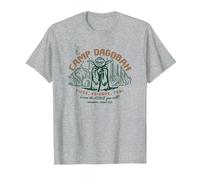 Star Wars Travel Vacation Camp Dagobah Yoda Learn The Force T-Shirt, Men, Heather Grey, 4X-Large