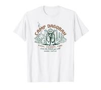 Star Wars Travel Vacation Camp Dagobah Yoda Learn The Force T-Shirt, Men, White, 3X-Large