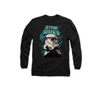 Star Wars Trooper Street Glare Long Sleeve T-Shirt, Black Black