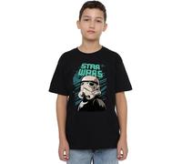 Star Wars Trooper Street Glare Unisex Kids T Shirt, Black, 3-4 Years
