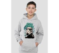 Star Wars Trooper Street Glare Youth Kids Pull-Over Hoodie, Athletic Heather Disney Grey 5-6 Years