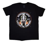 Speeder Bike Galactic Empire T Shirt Star Wars Black XL