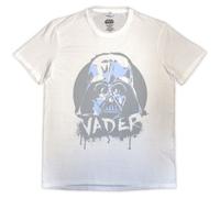 Darth Vader Spray Paint T Shirt Star Wars White M