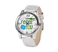 STAR WARS Unisex-Adults Analog Japanese Quartz Watch with Leather Strap WDS001060