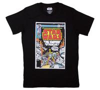 The Empire Strikes Comic Cover T Shirt Star Wars Black XL