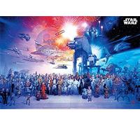 Star Wars Universe Poster (One Size) (Multicoloured)