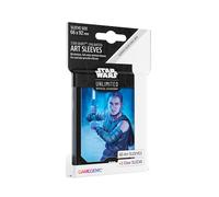 Star Wars Unlimited Rey Art Sleeves - Officially Licensed Pack of 60 Art Sleeves and 1 Clear Sleeve, Optimised Size for Star Wars Unlimited and Other TCG and LCG Games, Made by Gamegenic, GGS15057ML