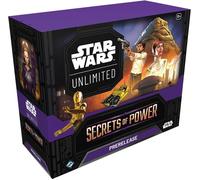 Asmodee Star Wars: Unlimited TCG Secrets of Power PRERELEASE BOX - 6 Booster Packs, Exclusive Chancellor Palpatine & Padmé Amidala Promo Cards, Ages 12+, 2+ Players, 20 Minute Playtime