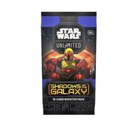 Fantasy Flight Games Star Wars: Unlimited Trading Card Game Shadows of the Galaxy Booster Pack - Fast-Paced Trading Card Game for Kids and Adults, Ages 12+, 2+ Players, 20 Minute Playtime, FFGSWH0201