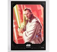 Gamegenic | Star Wars: Unlimited Premium Art Sleeves Set 5 - Qui-Gon Jinn | Trading Card Accessory