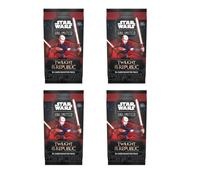Star Wars Unlimited: Twilight of The Republic English | 4 x Booster Packs + Heartforcards® Shipping Protection