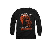 Star Wars Vader Dad Jokes Disturbing Long Sleeve T-Shirt, Black | Size: Large Star Wars Black L