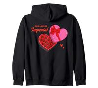 Star Wars Valentine's Day Chocolates "Our Love is Imperial" Zip Hoodie