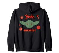 Star Wars Valentine's Day "Yoda Greatest" Funny Valentine Zip Hoodie