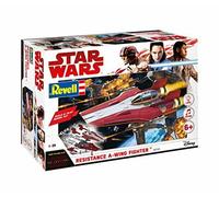 Star Wars VIII Build & Play Red Resistance A-Wing Fighter Plastic Kit 1:44 Model