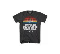 Star Wars Vintage Distressed Logo X-Wing 1977 Style T-Shirt, Large