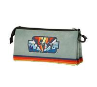 Star Wars Vintage-Fan Triple Pencil Case, Military Green