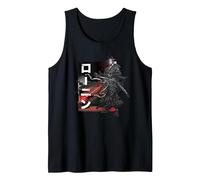 Star Wars: Visions Anime The Duel Ronin Japanese Samurai Tank Top, Men, Black, Small