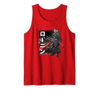 Star Wars: Visions Anime The Duel Ronin Japanese Samurai Tank Top, Men, Red, Large