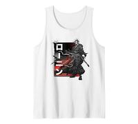 Star Wars: Visions Anime The Duel Ronin Japanese Samurai Tank Top, Men, White, Large