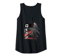 Star Wars: Visions Anime The Duel Ronin Japanese Samurai Tank Top, Women, Black, Small