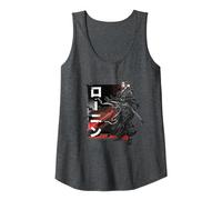 Star Wars: Visions Anime The Duel Ronin Japanese Samurai Tank Top, Women, Dark Heather Grey, Large