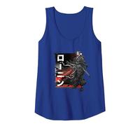 Star Wars: Visions Anime The Duel Ronin Japanese Samurai Tank Top, Women, Royal Blue, Large
