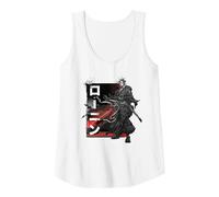 Star Wars: Visions Anime The Duel Ronin Japanese Samurai Tank Top, Women, White, XX-Large