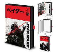 Star Wars: Visions Da Ku Saido Darth Vader A5 Composition Notebook White/red/black (2Cm X 21Cm X 14.5Cm)