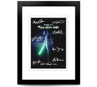 Star Wars Visions The Ninth Jedi Cast Signed Poster Print Picture Display Autograph Memorabilia Framed TV Series Fans Gift A4/A3 Kimiko Glenn Simu Liu
