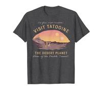 Star Wars Visit Tatooine The Desert Planet T-Shirt, Men, Dark Heather Grey, 5X-Large