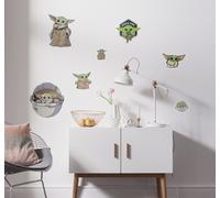 Komar Mandalorian Decorative Sticker | Star Wars The Child Sluster | Baby Yoda Decoration Wall Sticker Sticker | Size 50 x 70 cm | 14060h
