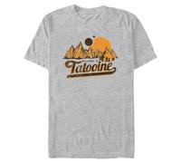 STAR WARS Welcome to New Tatooine T-Shirt for Adults, Athletic Heather, XS