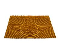 Star Wars Welcome You Are Embossed Yoda Door Mat Brown/yellow (One Size)