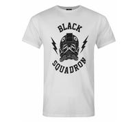 Star Wars White Black Squadron Stormtrooper Print Short Sleeved T-Shirt Mens