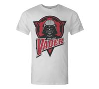 Star Wars White Darth Vader Short Sleeved T-Shirt Mens