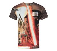 Star Wars White Hero'S & Villains Short Sleeved T-Shirt Mens