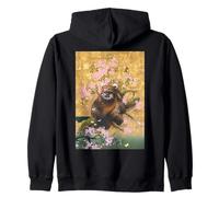 Star Wars Wicket the Ewok Spring Cherry Blossoms Sakura Art Zip Hoodie
