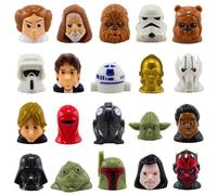 Star Wars Wikkeez Collectible Toy Figure Heads - Complete Identified Set of 20
