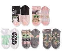 Star Wars Women's 5 Pack No Show Casual, Pink Grey Multi, Sock 8-10 Fits Shoe Size 2-8.5 UK