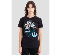 Star Wars Women's Ahsoka Stance T-Shirt, Black | Size: Medium Star Wars Black M