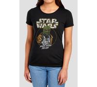 Star Wars Women's Bossk Bounty Hunter For Hire T-Shirt, Black | Size: Large Star Wars Black L
