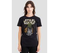 Star Wars Women's Bossk Bounty Hunter For Hire T-Shirt, Black | Size: Small Star Wars Black S
