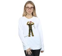 Star Wars Women's Chewbacca Christmas Lights Sweatshirt in White | Size: Medium Star Wars White M