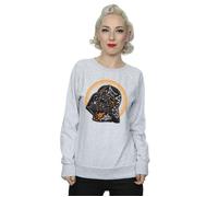Star Wars Women's Darth Vader Dia De Los Muertos Sweatshirt in Grey | Size: 2XL Star Wars Grey 2XL
