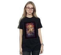 Star Wars Women's Episode I Movie Poster Boyfriend Fit T-Shirt Black Large