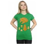 Star Wars Women's Gingerbread Rebels Cotton T-Shirt in Green | Size: Medium Star Wars Green M