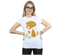 Star Wars Women's Gingerbread Rebels Cotton T-Shirt in White | Size: 2XL Star Wars White 2XL