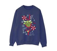Star Wars Women's Joy To The Galaxy Sweatshirt in Navy | Size: Large Star Wars Navy L