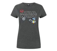 Star Wars Womens/Ladies Badges T-Shirt NS4261